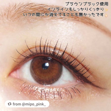 ベルベットライナー/LUMIURGLAS/リキッドアイライナーを使ったクチコミ(4枚目)