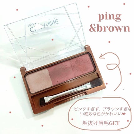 ノーズ&アイブロウパウダー/CEZANNE/パウダーアイブロウを使ったクチコミ(5枚目)