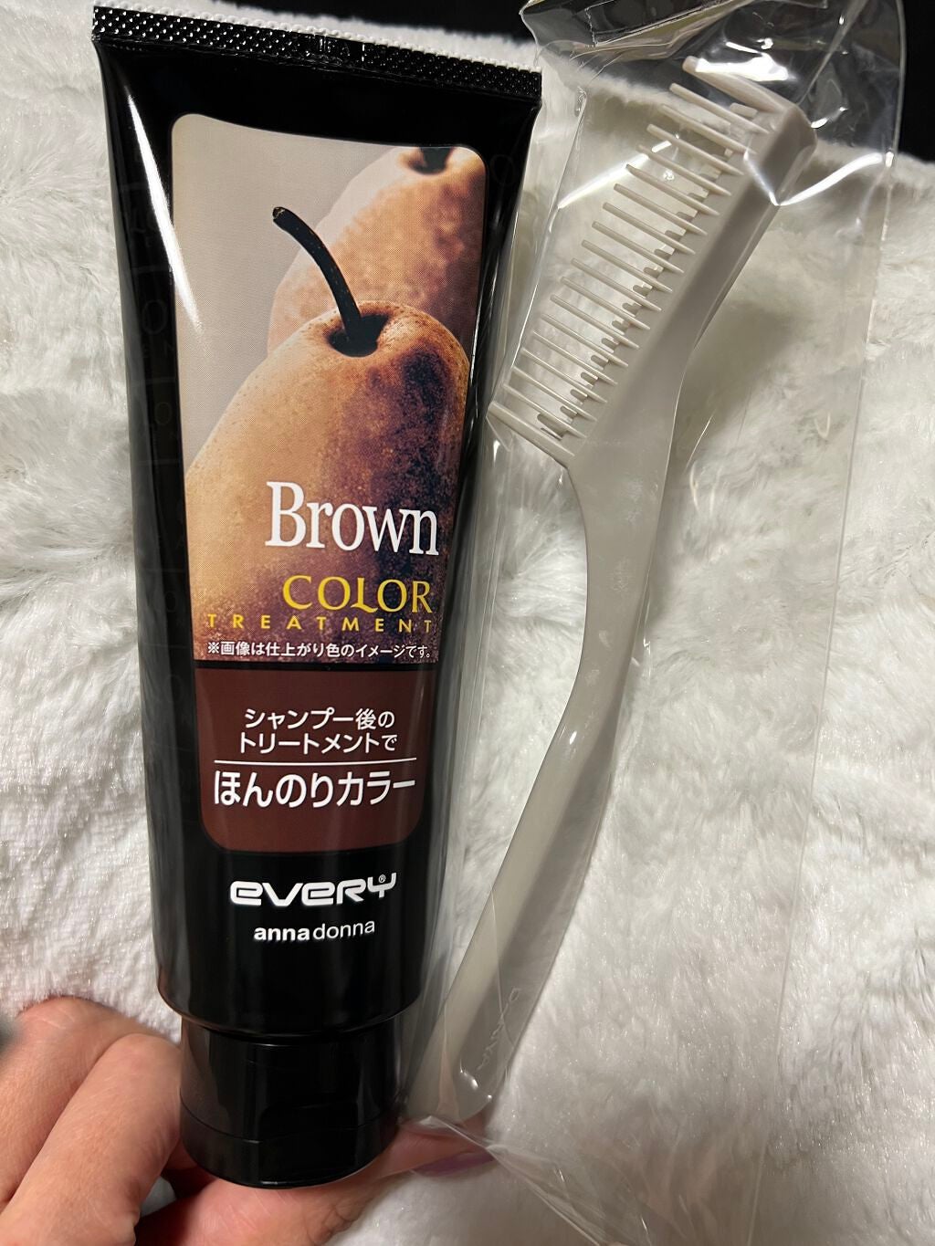 エブリ カラートリートメント/アンナドンナ/ヘアカラーを使ったクチコミ(1枚目)