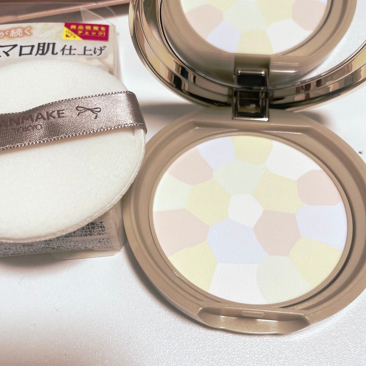 マシュマロフィニッシュパウダー ~Abloom~/キャンメイク/プレストパウダーを使ったクチコミ(3枚目)