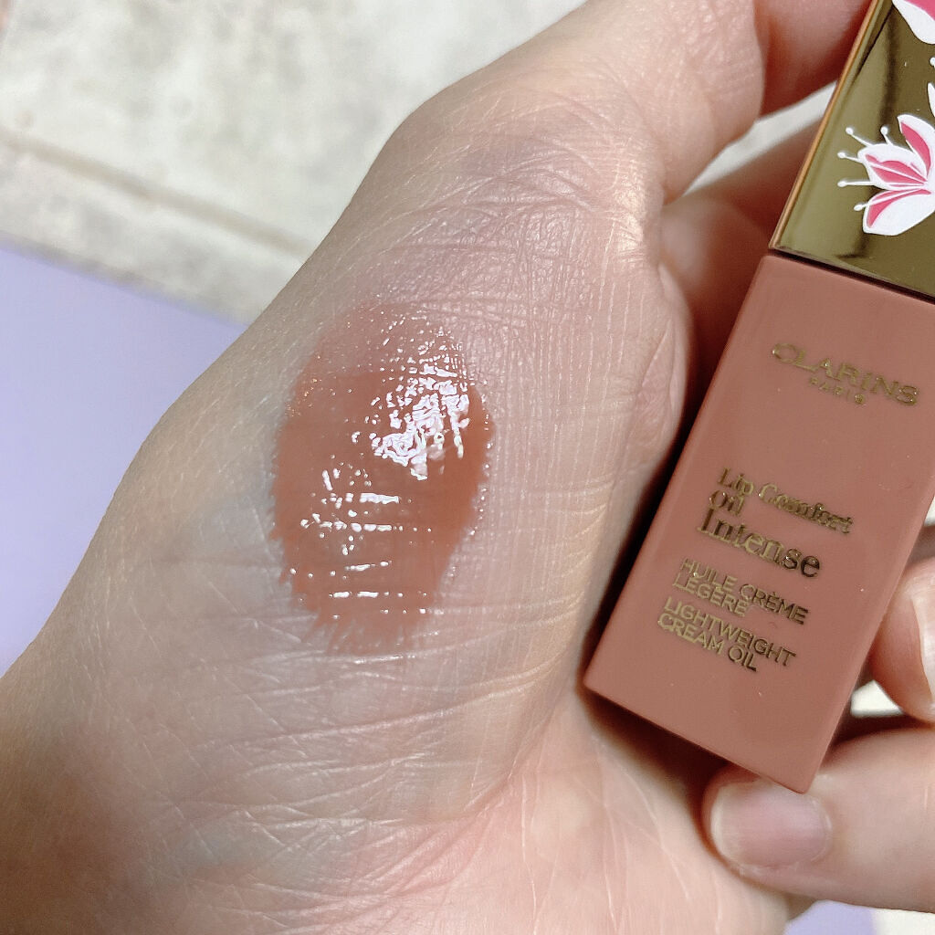 コンフォート リップオイル インテンス/CLARINS/リップグロスを使ったクチコミ（3枚目）