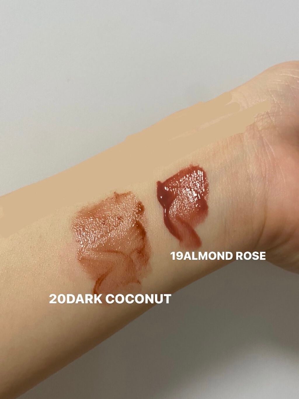 ジューシーラスティングティント/rom&nd/リップティントを使ったクチコミ(4枚目)