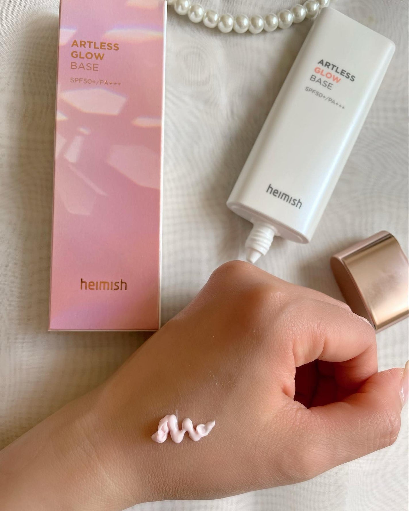 アートレスグロウベース/heimish/化粧下地を使ったクチコミ(5枚目)