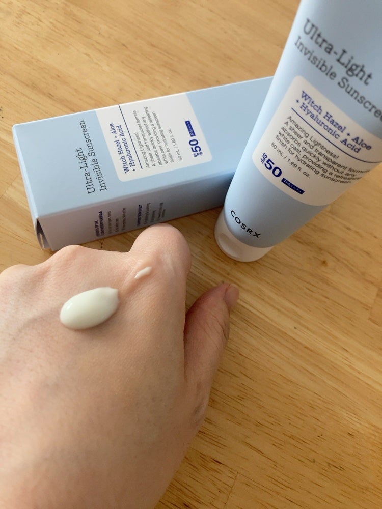 ウルトラライト透明UVクリーム/COSRX/日焼け止めクリームを使ったクチコミ(2枚目)