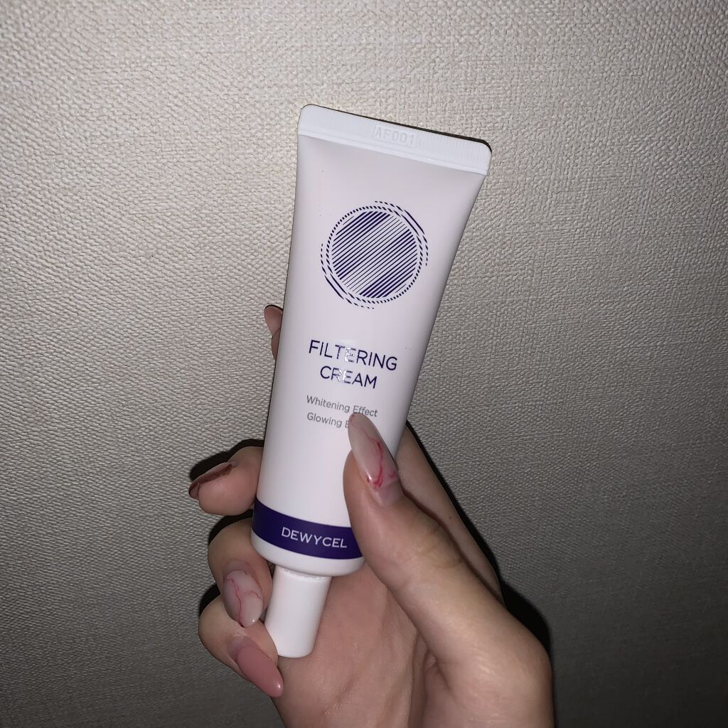 フィルタリングクリーム/DEWYCEL/日焼け止めクリームを使ったクチコミ（1枚目）