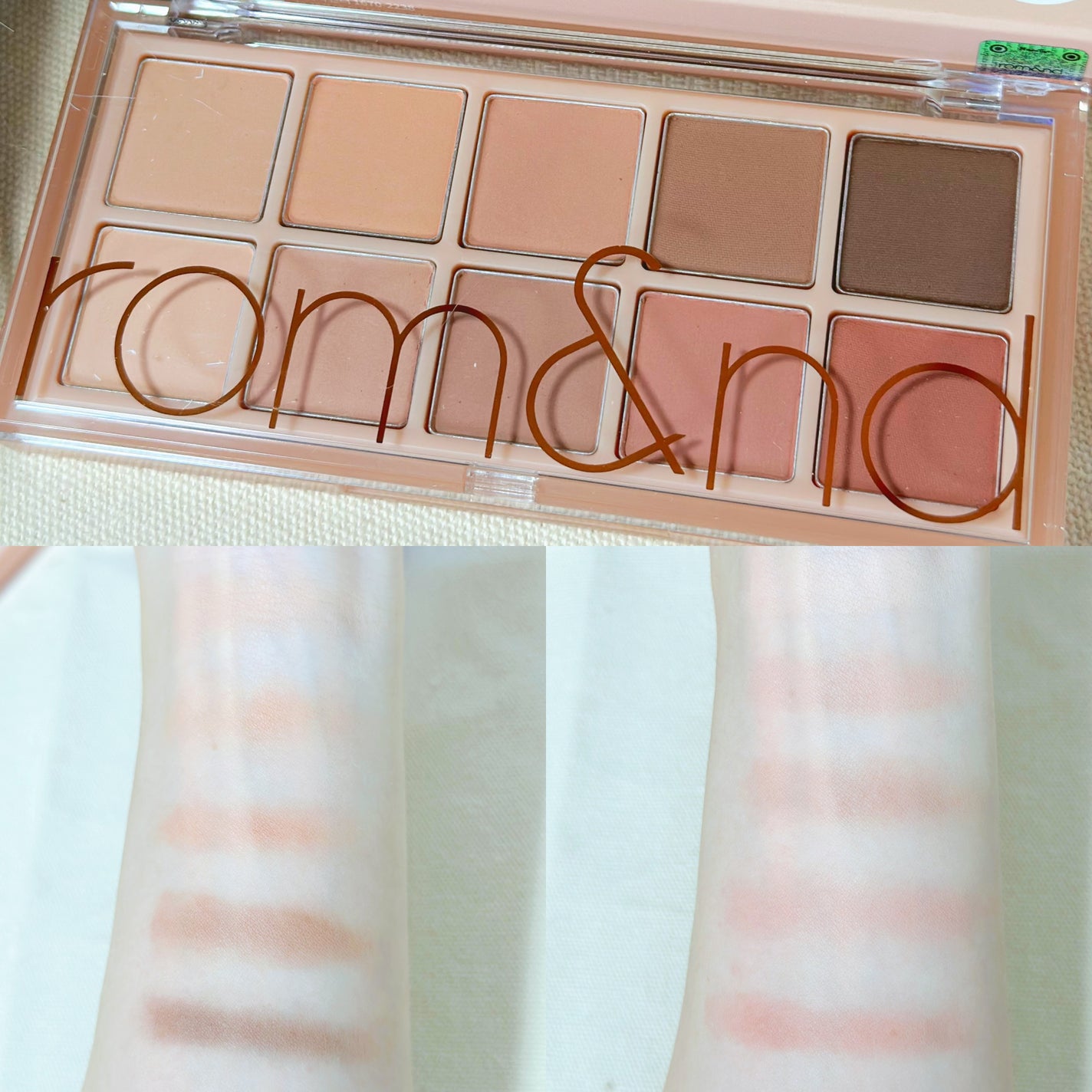 ベターザンパレット/rom&nd/アイシャドウパレットを使ったクチコミ(4枚目)