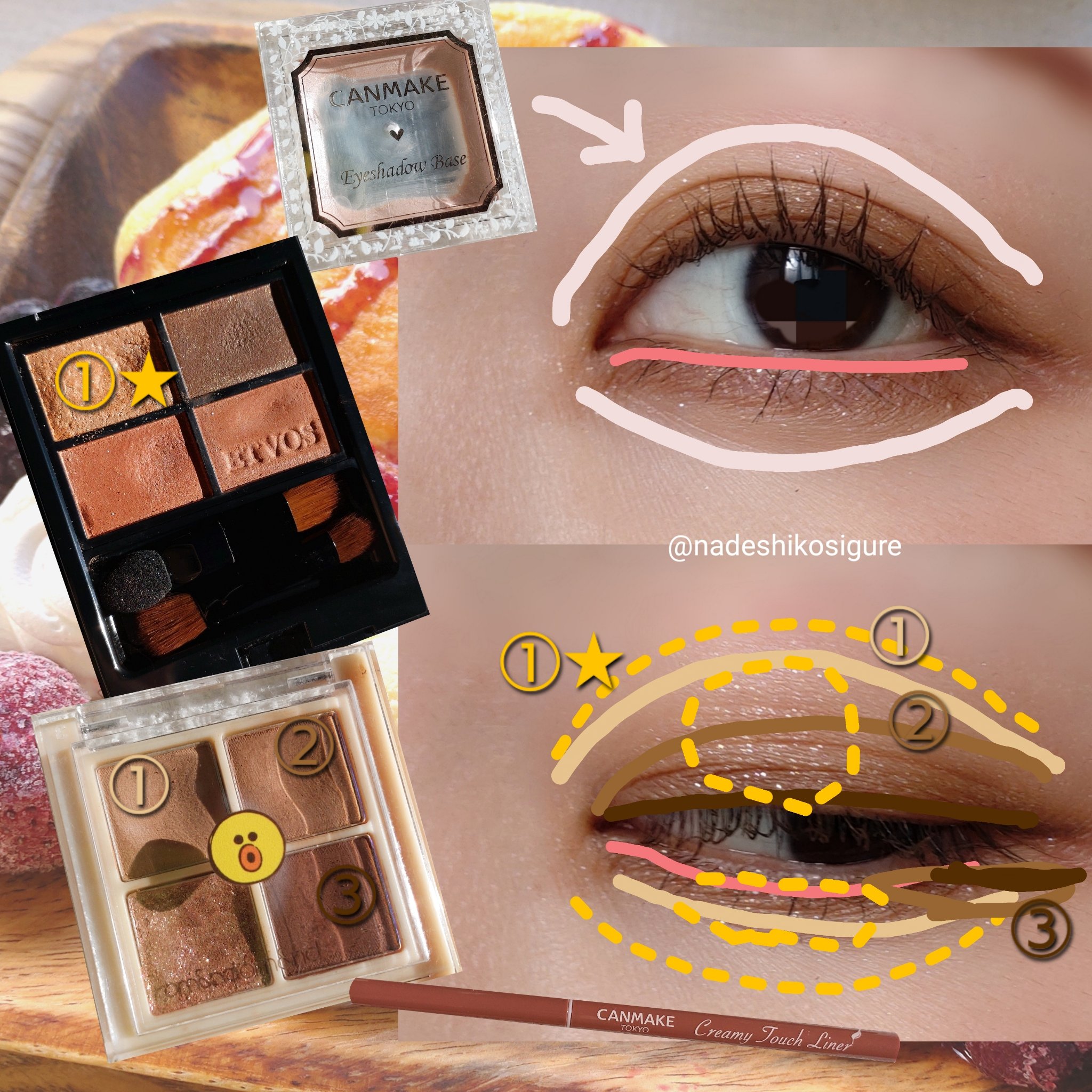 アイシャドウベース/キャンメイク/アイシャドウベースを使ったクチコミ（3枚目）