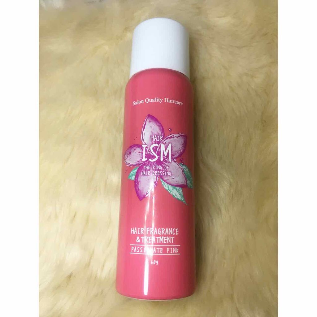 ISM サロンクオリティー ヘアフレグランス＆トリートメントスプレー パッショネイトピンク/サロンシャンプー/ヘアスプレーを使ったクチコミ（1枚目）