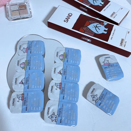 サンドシリーズ/LENSSIS/カラーコンタクトレンズを使ったクチコミ(8枚目)