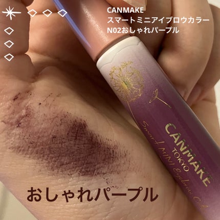 スマートミニアイブロウカラー/キャンメイク/眉マスカラを使ったクチコミ(2枚目)