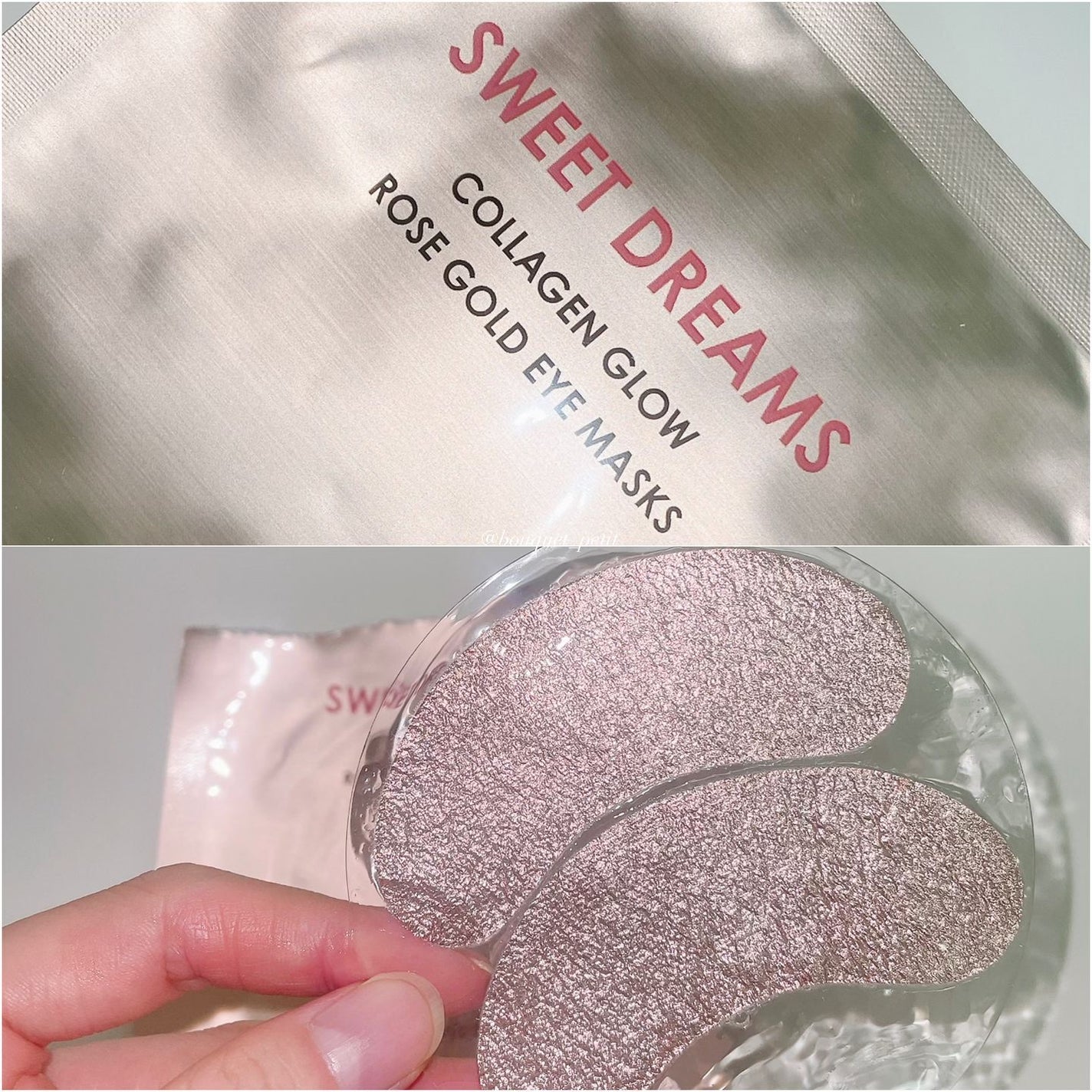Collagen Glow Rose Gold Eye Masks/glowiest/アイケア・アイクリームを使ったクチコミ(8枚目)