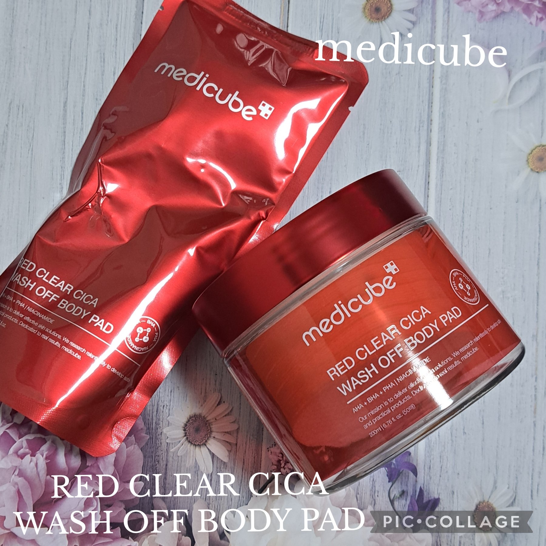 レッドシカ洗い流すボディパッド/MEDICUBE/ボディシートを使ったクチコミ（1枚目）