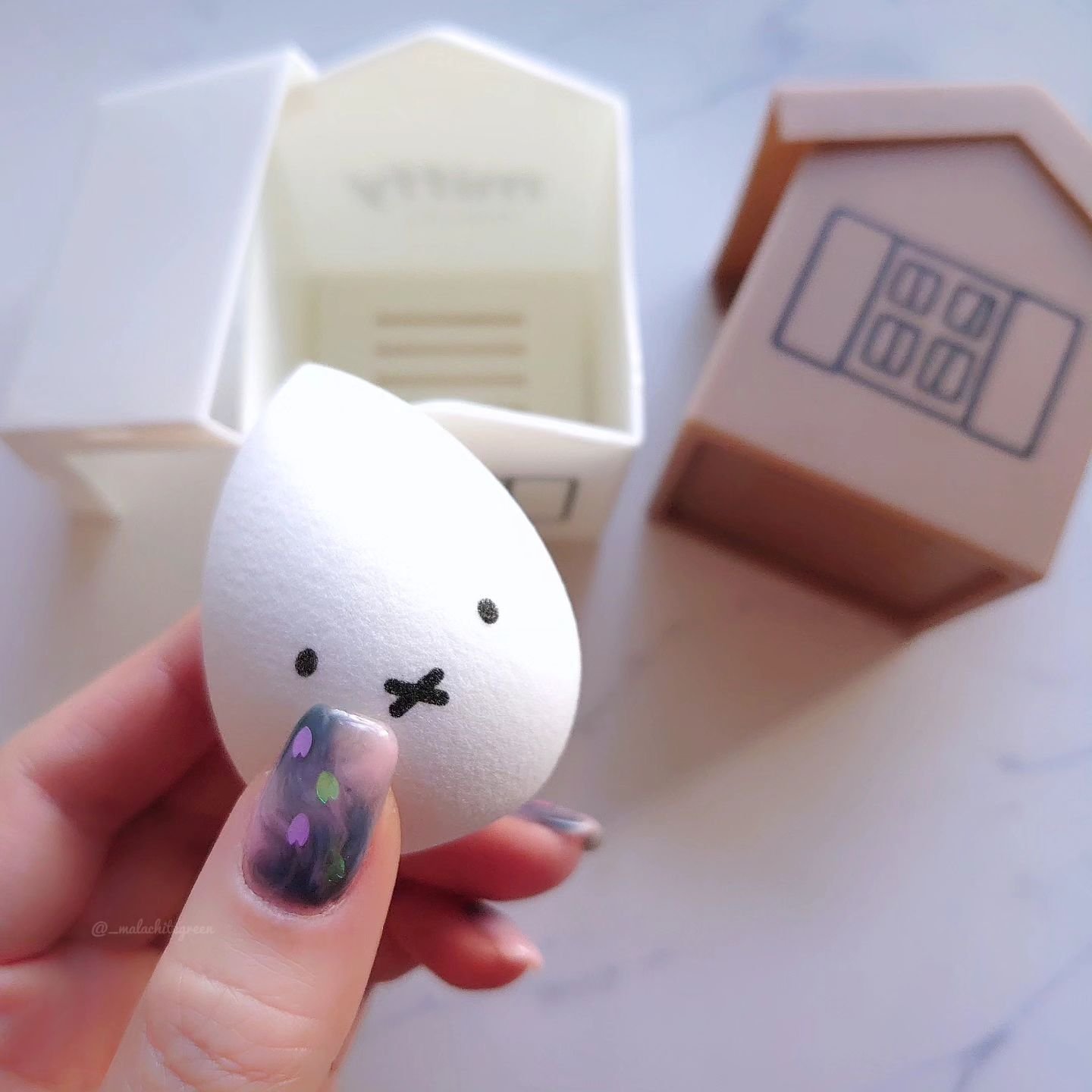 Dick Bruna miffy メイクアップスポンジセット  /miffy/パフ・スポンジを使ったクチコミ（1枚目）