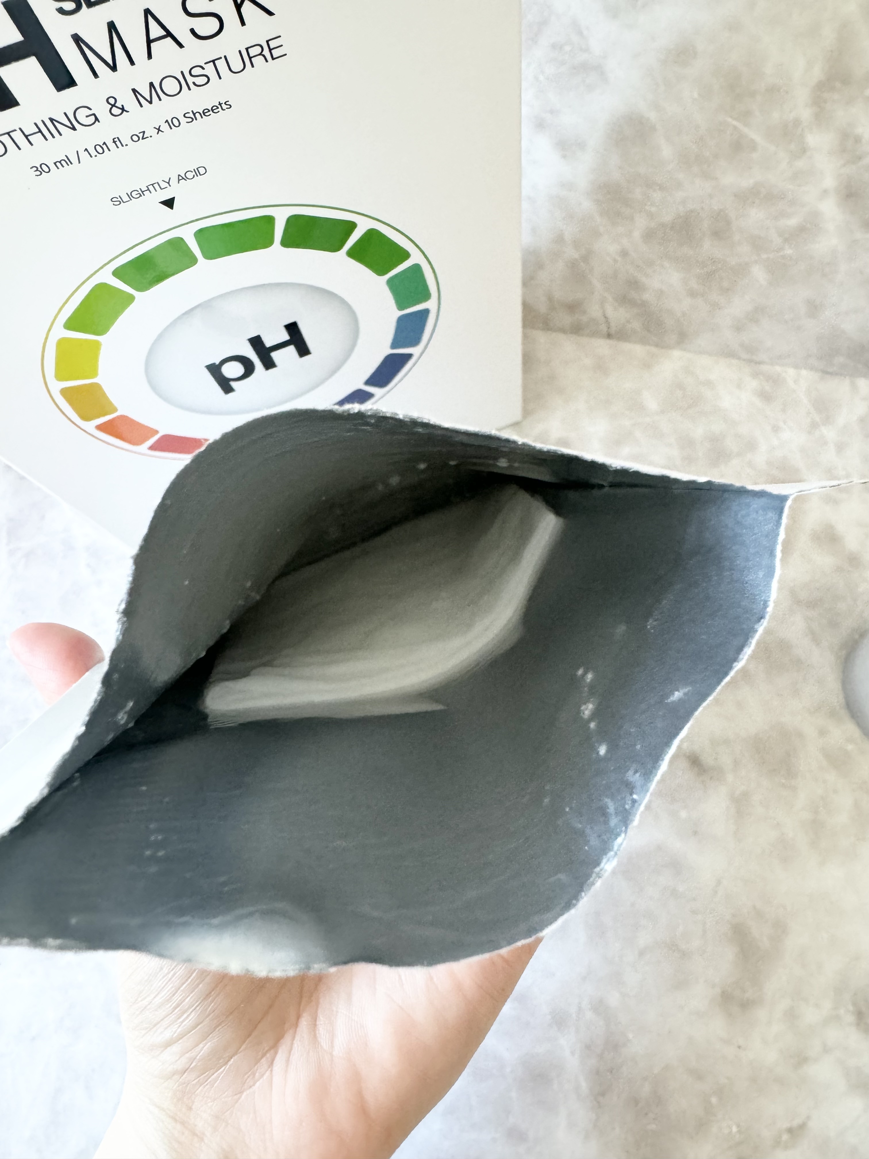 PHセンシティブマスクスージング＆モイスト/SAM'U/シートマスク・パックを使ったクチコミ（2枚目）