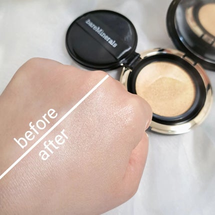 オリジナル ピュア セラム カバーアップ クッション/bareMinerals/クッションファンデーションを使ったクチコミ(8枚目)