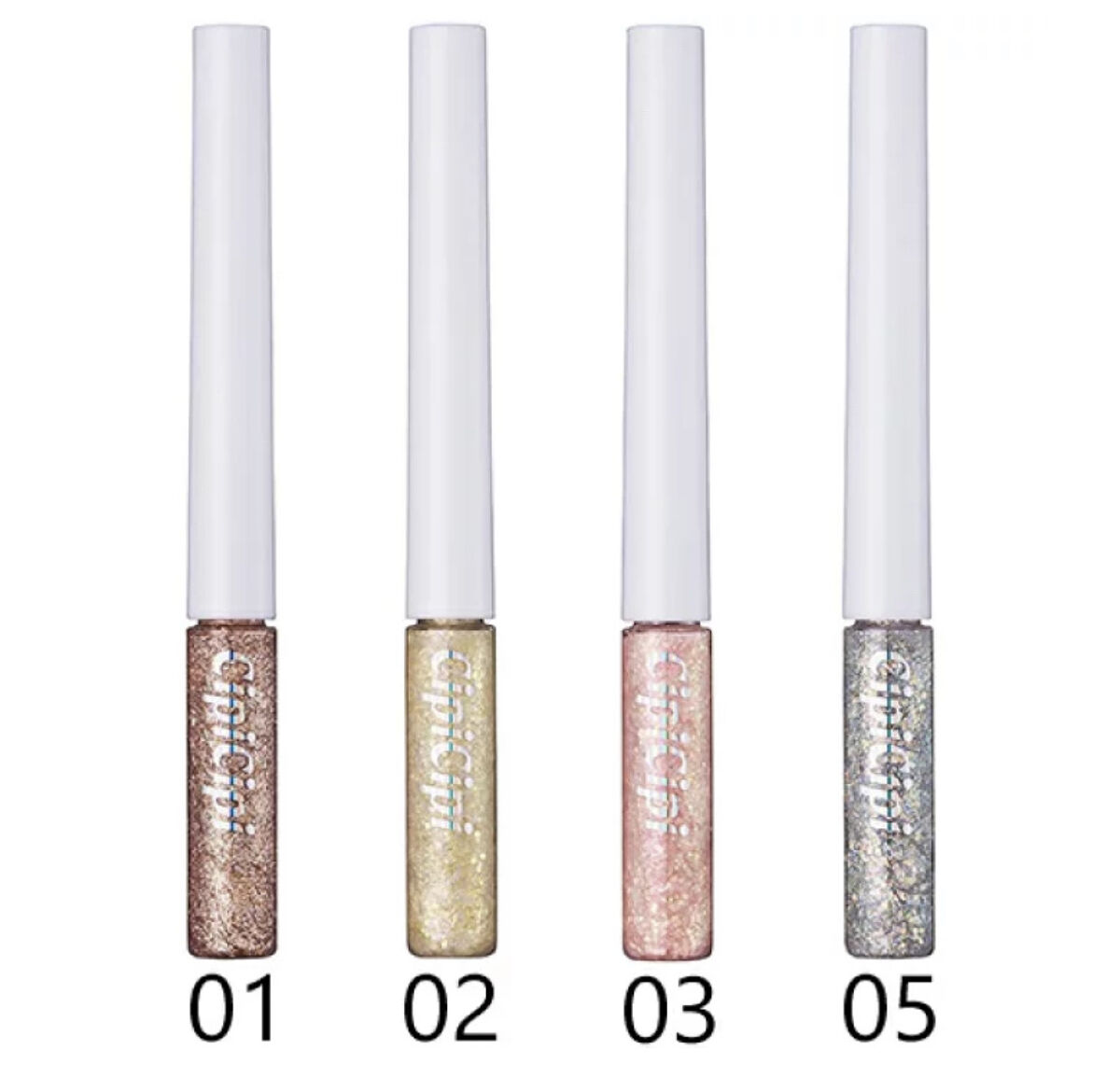 グリッター イルミネーションライナー R/CipiCipi/リキッドアイライナーを使ったクチコミ（2枚目）