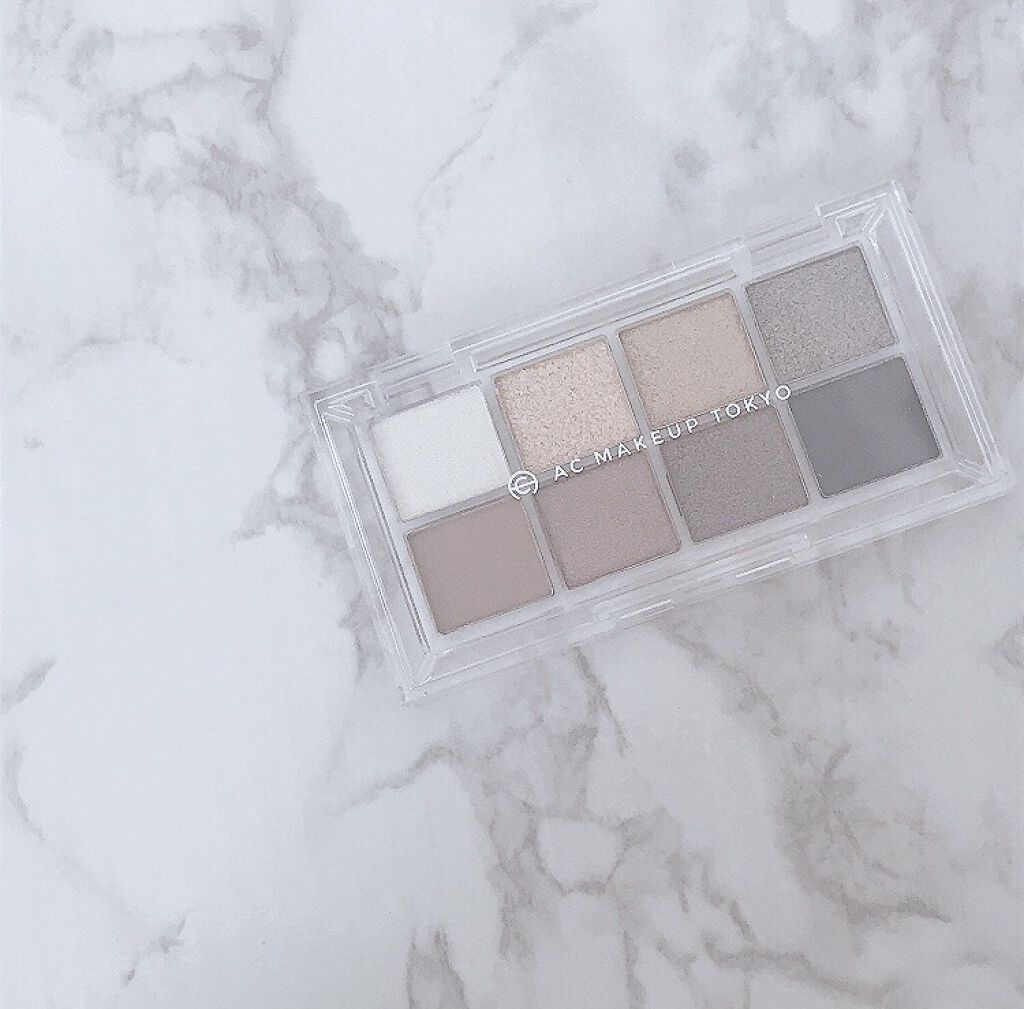 AC 8カラーアイパレット 01 ショコラブラウン/AC MAKEUP/アイシャドウパレットを使ったクチコミ（1枚目）