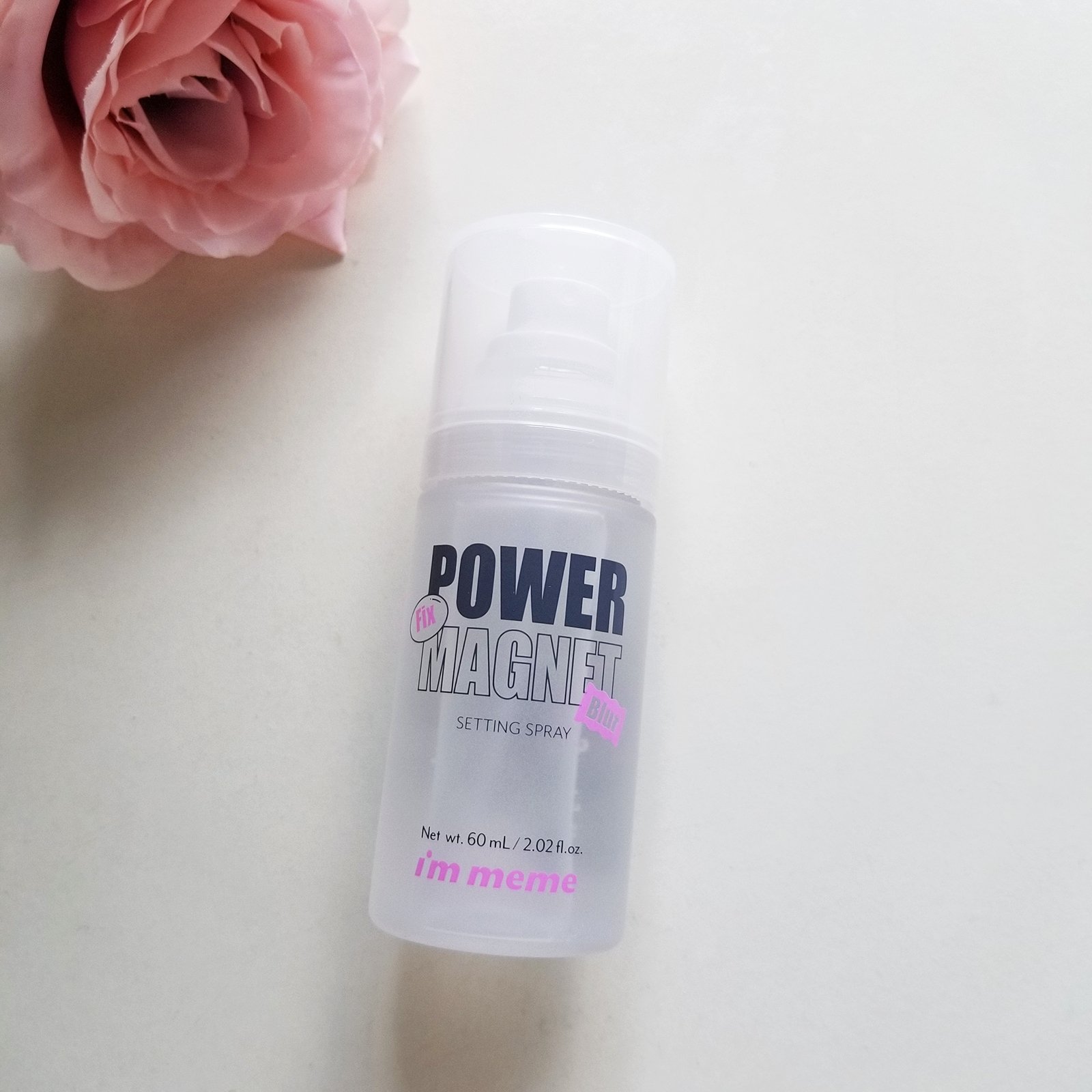 パワーマグネットセッティングスプレー/i’m meme/フィックスミストを使ったクチコミ（2枚目）