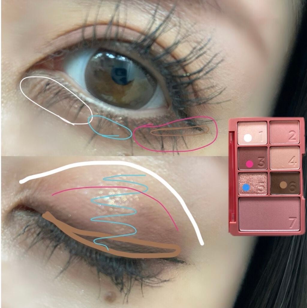 カラーパターンパレット/i’m meme/マルチパレットを使ったクチコミ(3枚目)