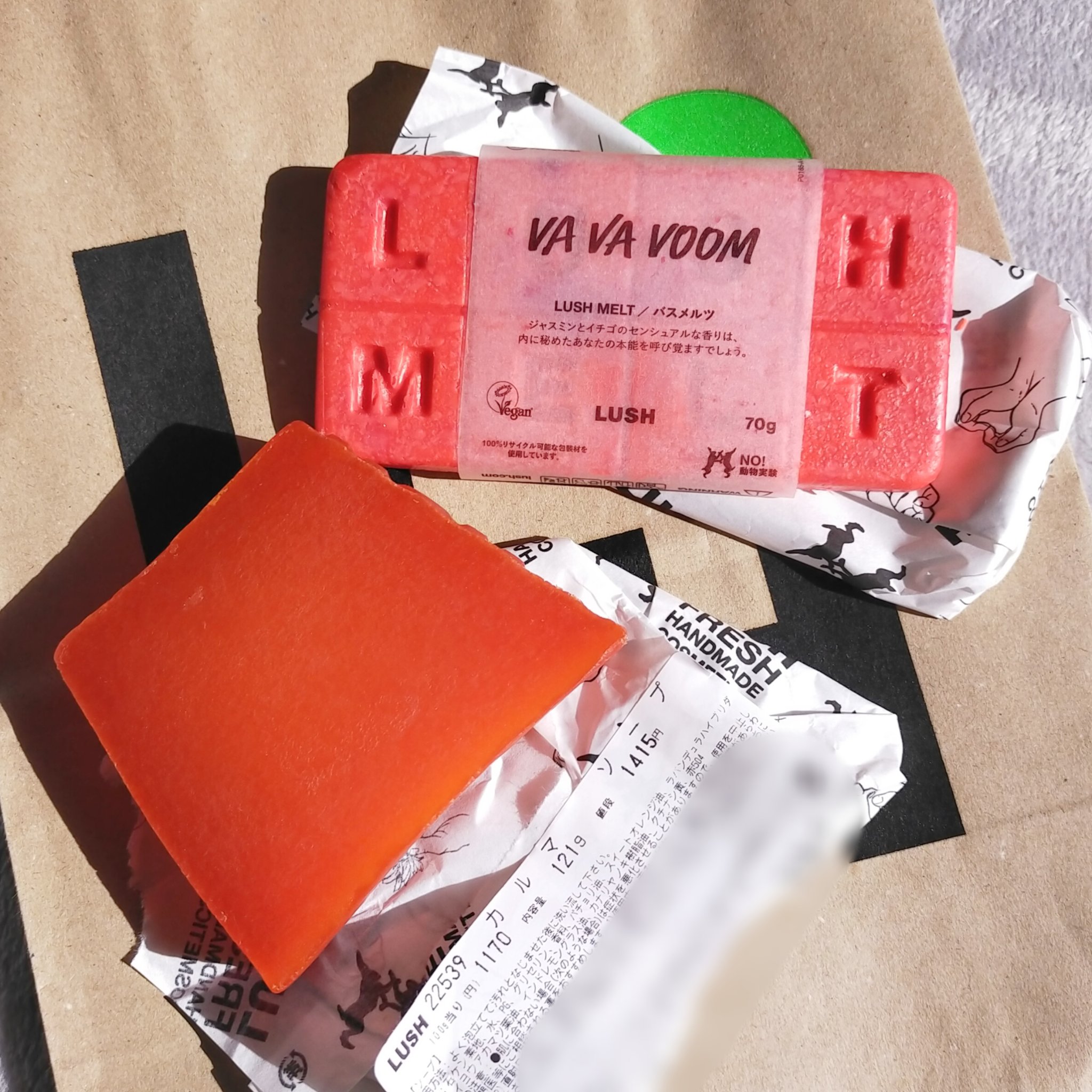 カルマ ソリッドパフューム/ラッシュ/練り香水を使ったクチコミ（1枚目）