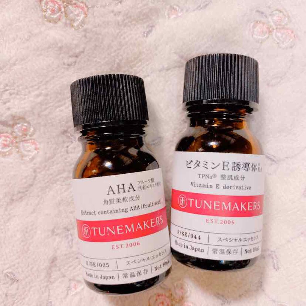 AHA(フルーツ酸)含有エキス/TUNEMAKERS/ブースター・導入液を使ったクチコミ(2枚目)