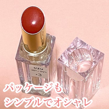  38°C / 99°F Lipstick <TOKYO> +3 CORAL-PINK/UZU BY FLOWFUSHI/口紅を使ったクチコミ（2枚目）