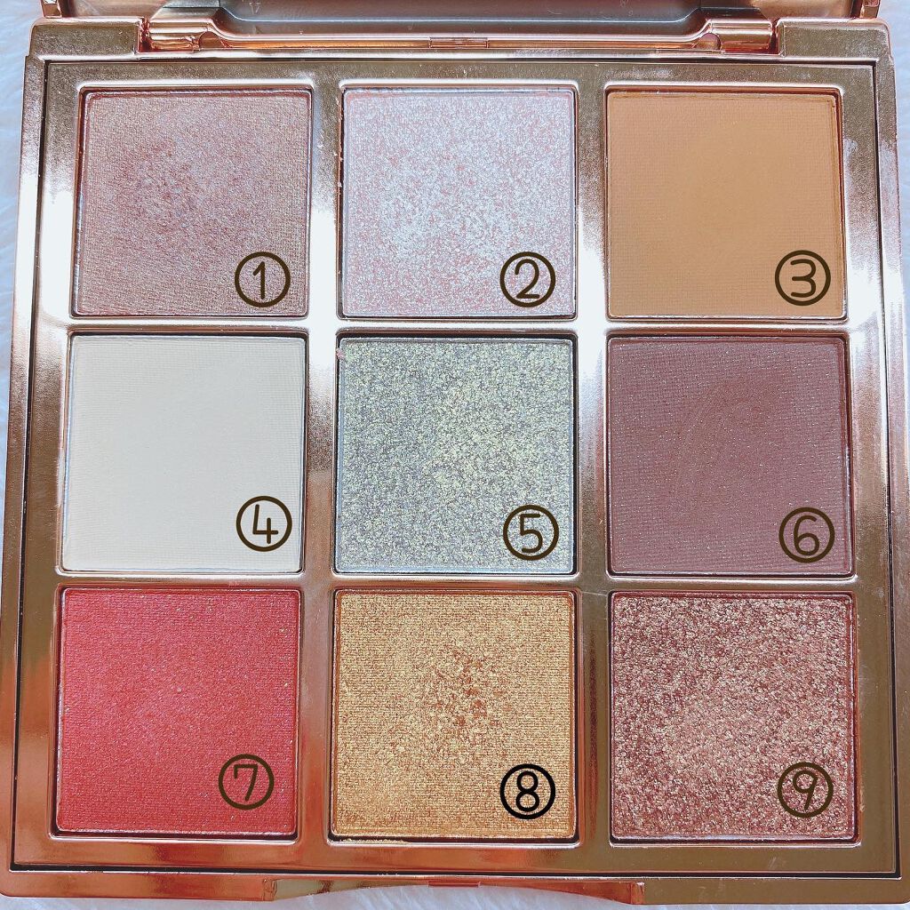 VenusMarble 9色アイシャドウパレット/Venus Marble/アイシャドウパレットを使ったクチコミ(2枚目)