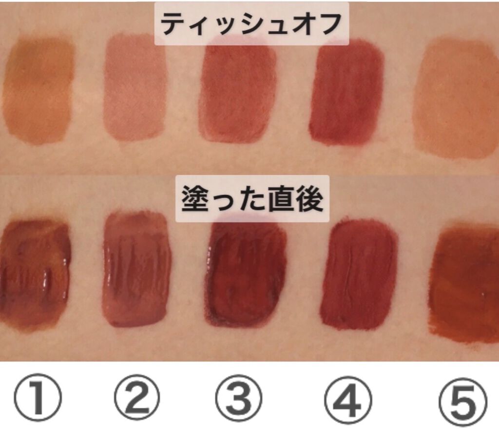 ジューシーリブティント/RICAFROSH/リップティントを使ったクチコミ（2枚目）