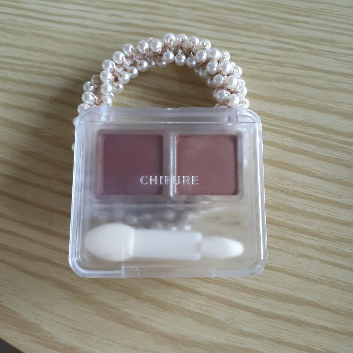 ツイン カラー アイシャドウ/ちふれ/アイシャドウパレットを使ったクチコミ（2枚目）