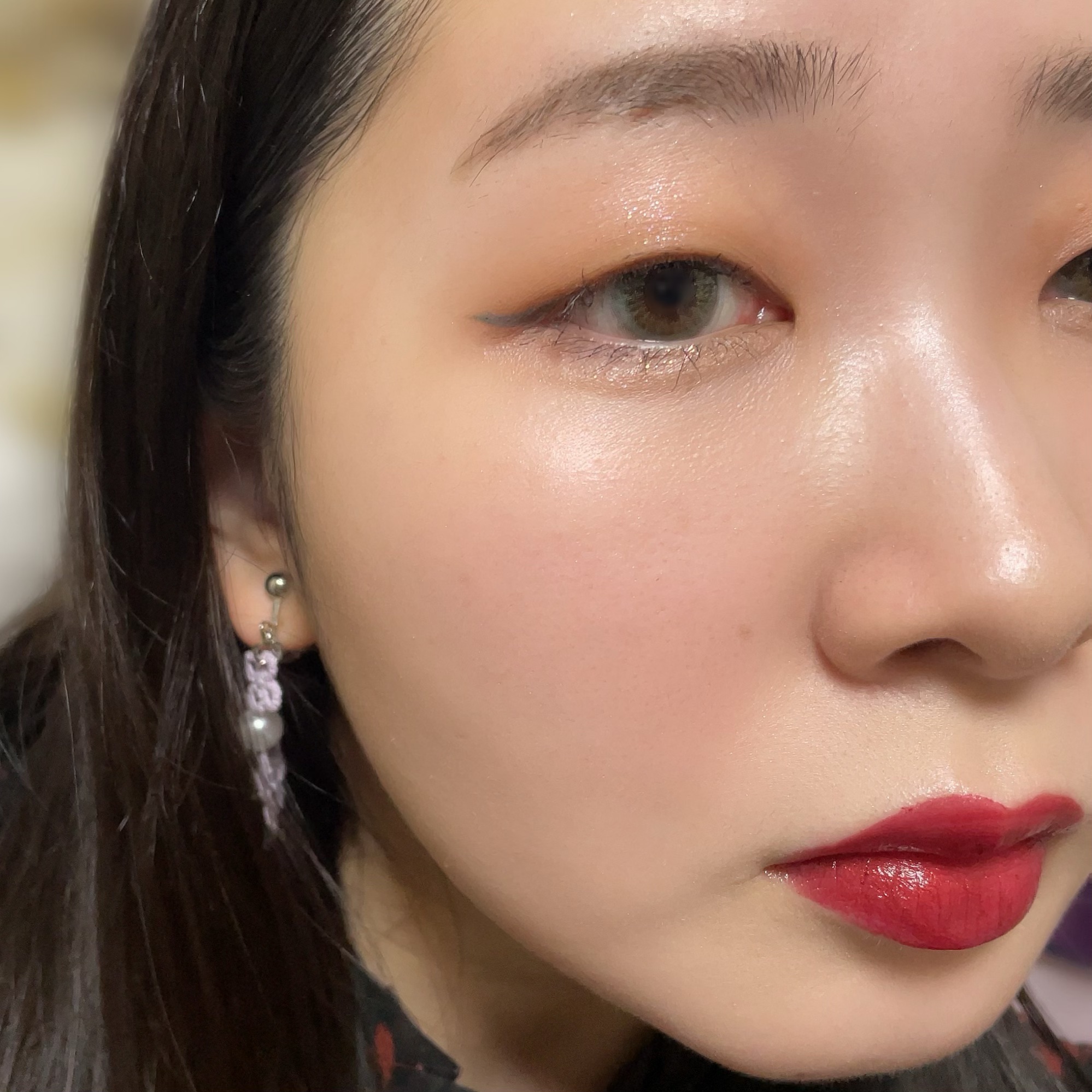 グリッターロックアイズ/ETUDE/単色アイシャドウを使ったクチコミ（2枚目）