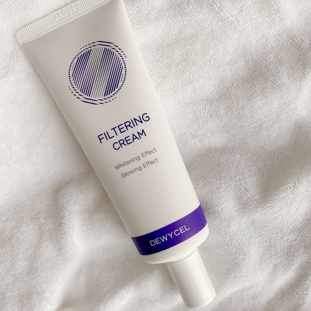 フィルタリングクリーム/DEWYCEL/日焼け止めクリームを使ったクチコミ(1枚目)