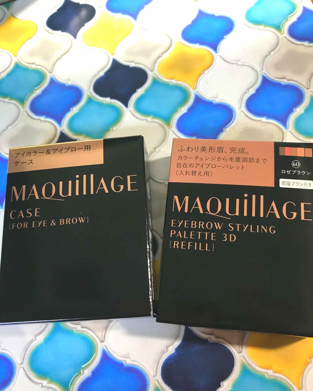 アイブロースタイリング 3D/マキアージュ/パウダーアイブロウを使ったクチコミ(2枚目)