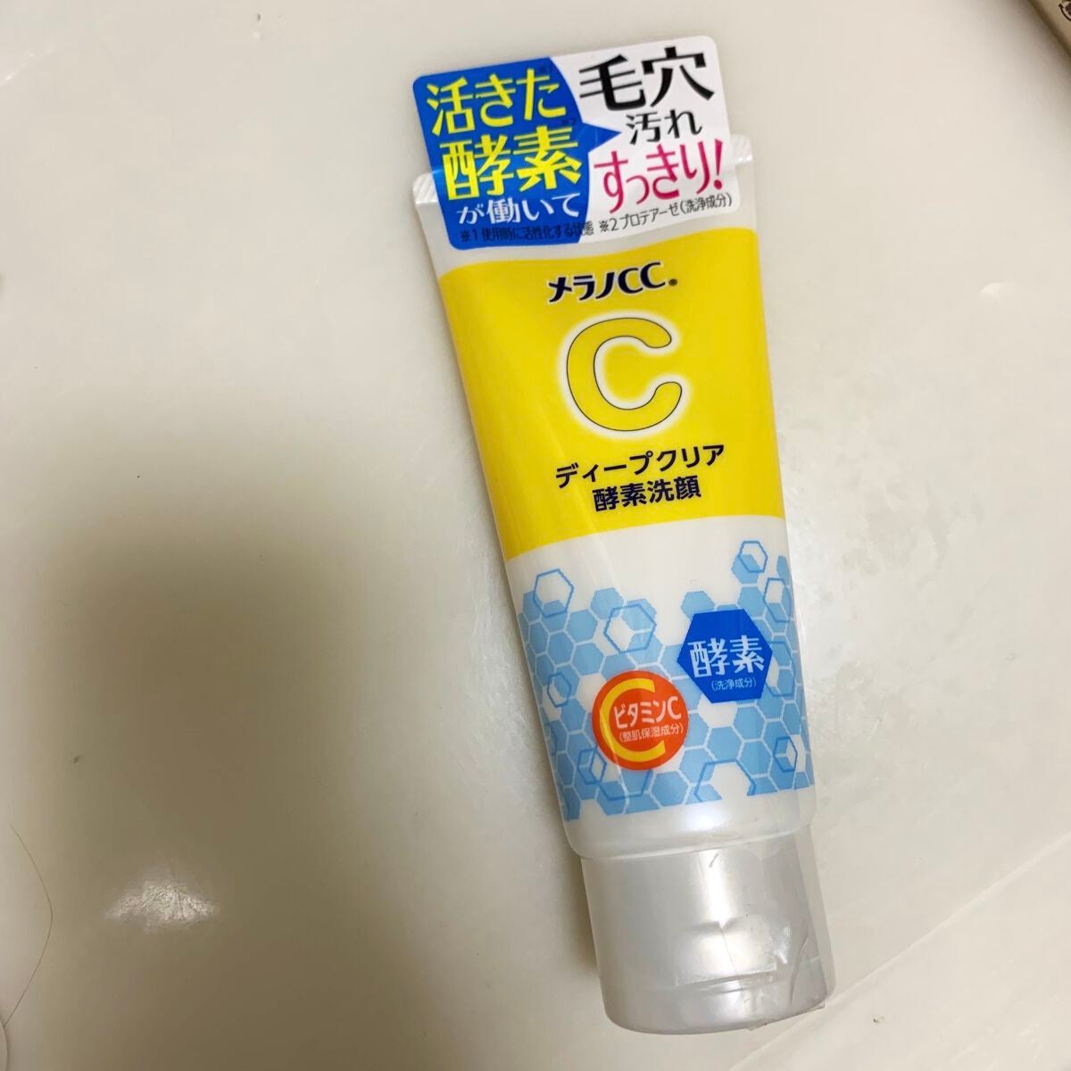 ディープクリア酵素洗顔	/メラノCC/洗顔フォームを使ったクチコミ(1枚目)