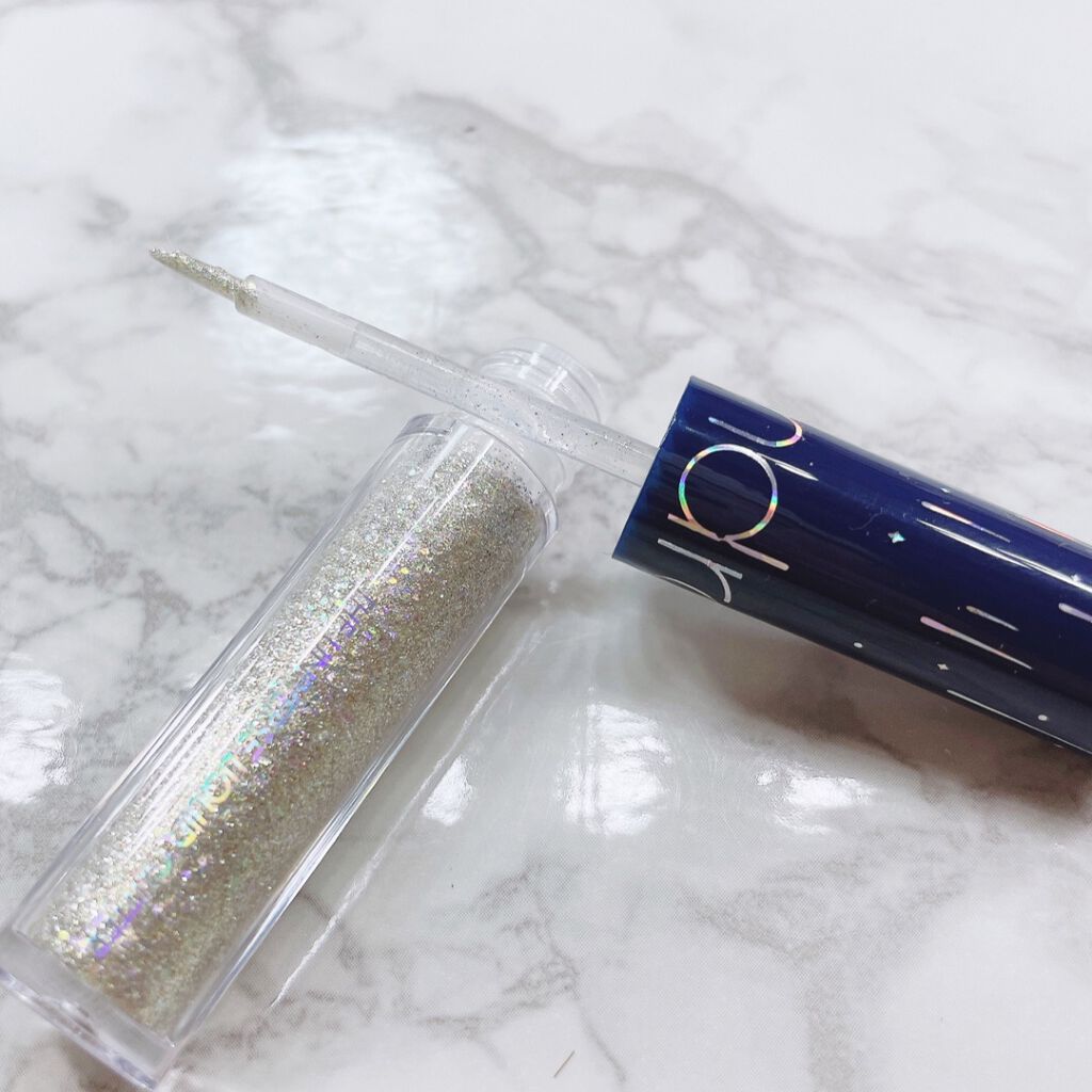 リキッド グリッター シャドウ/rom&nd/グリッターを使ったクチコミ(2枚目)