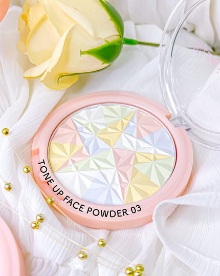 トーンアップフェイスパウダー/Kirei&co./プレストパウダーを使ったクチコミ(7枚目)