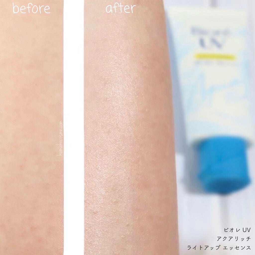 ビオレUV アクアリッチ ライトアップエッセンス/ビオレ/日焼け止めクリームを使ったクチコミ(6枚目)