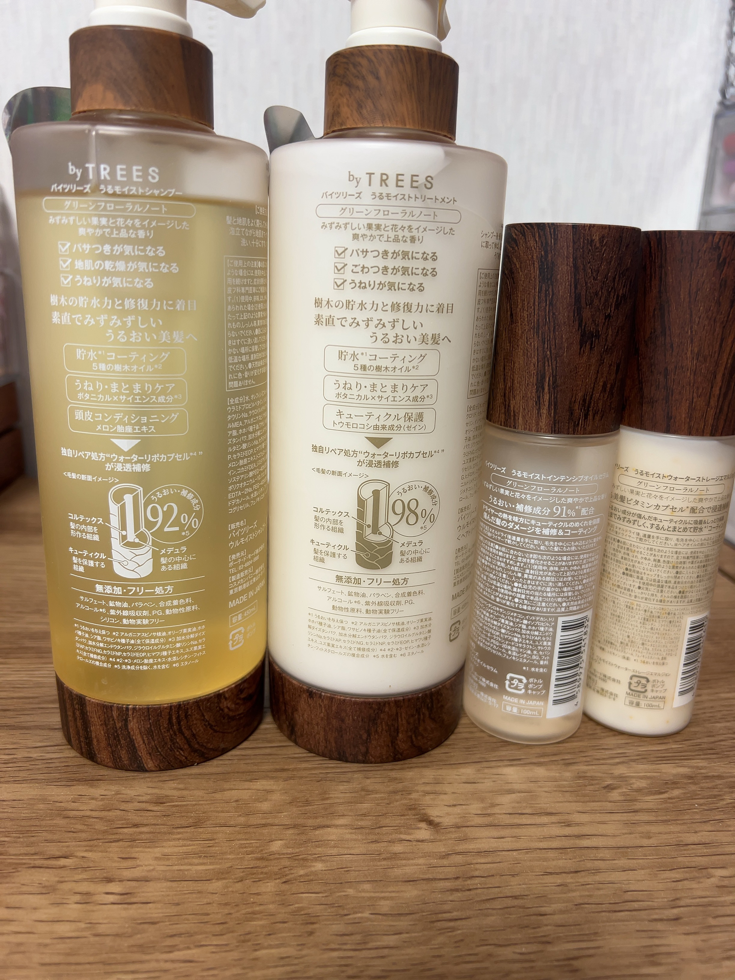 うるモイストウォーターストレージエマルジョン/byTREES/ヘアミルクを使ったクチコミ（2枚目）