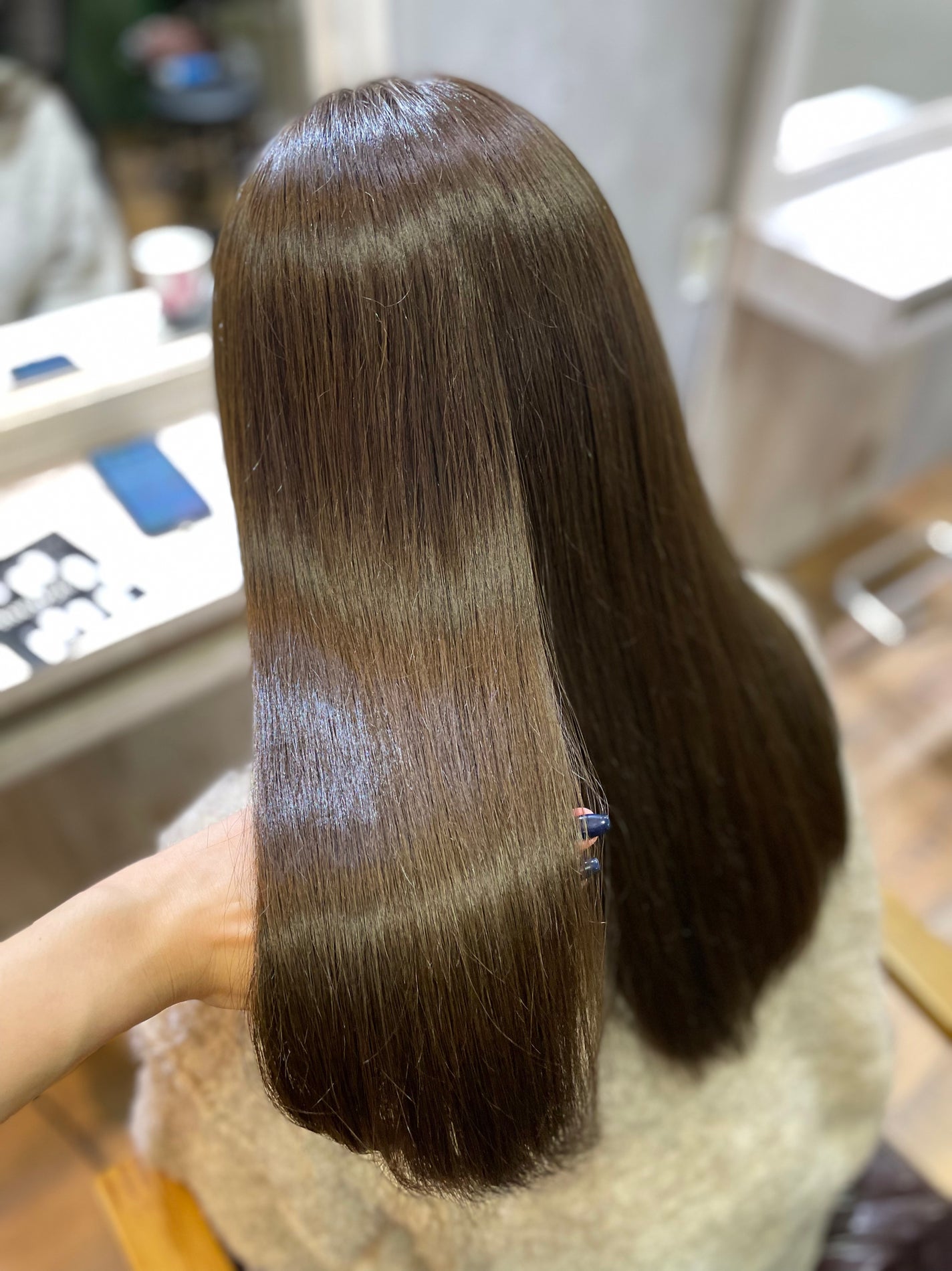 田中みづき on LIPS 「💐顔まわりカット♡ベージュ...『#柔らかい質感に見せてくれる..」(1枚目)