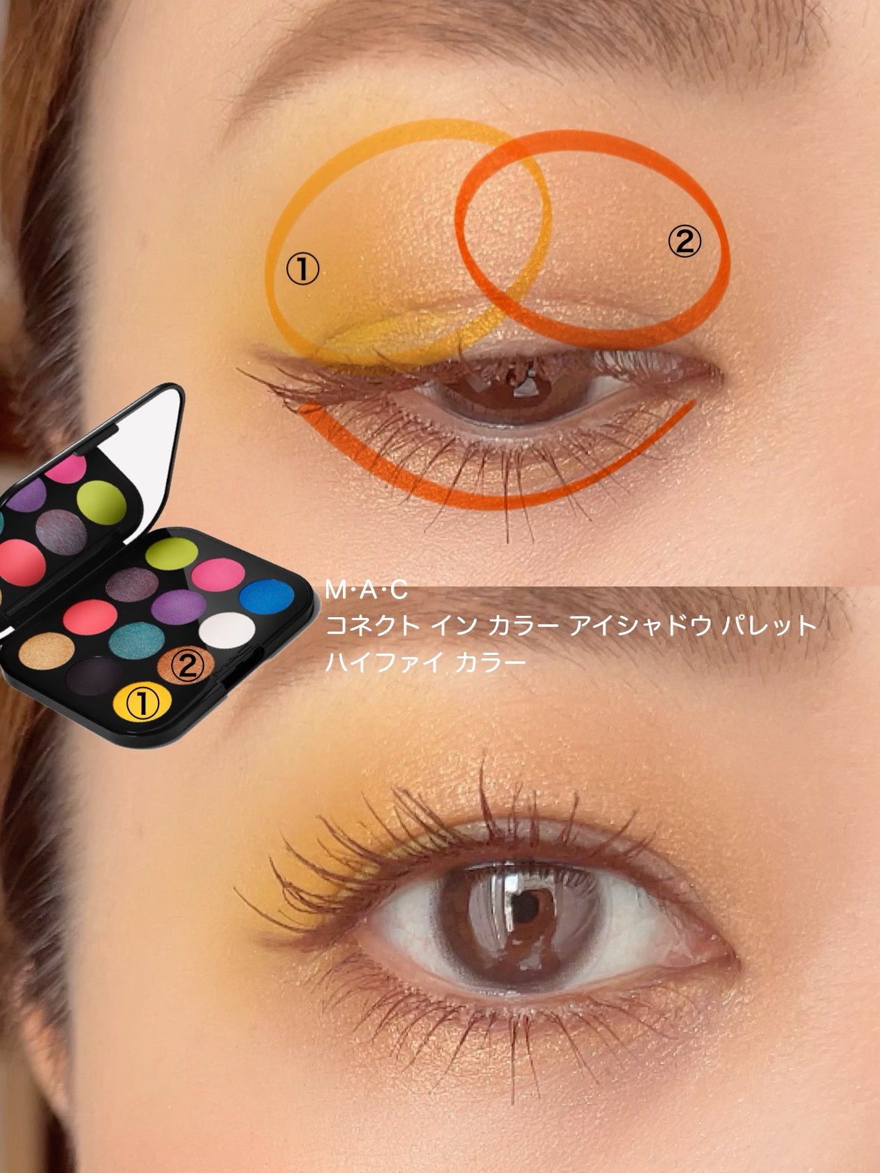コネクト イン カラー アイシャドウ パレット × 12/M・A・C/アイシャドウパレットを使ったクチコミ(3枚目)
