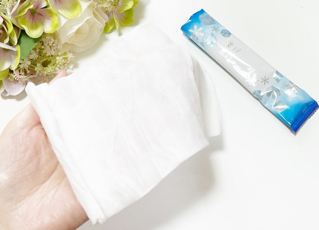 冷タオル 無香性/ビオレ/ボディシートを使ったクチコミ（3枚目）