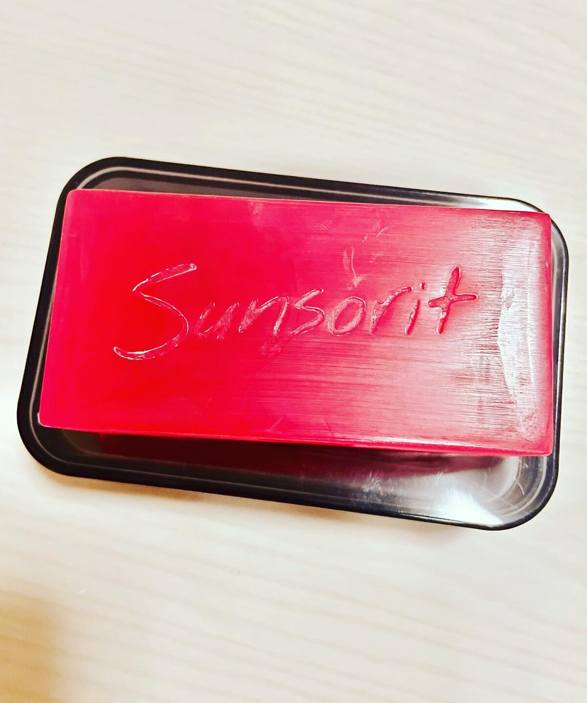 スキンピールバー ティートゥリー/サンソリット/洗顔石鹸を使ったクチコミ（2枚目）