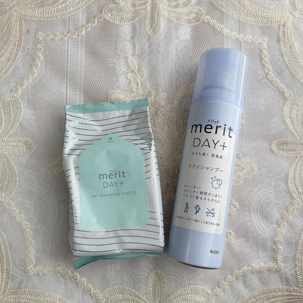 メリット ドライシャンプーシート すっきり爽快タイプ/メリット/ドライシャンプーを使ったクチコミ(2枚目)