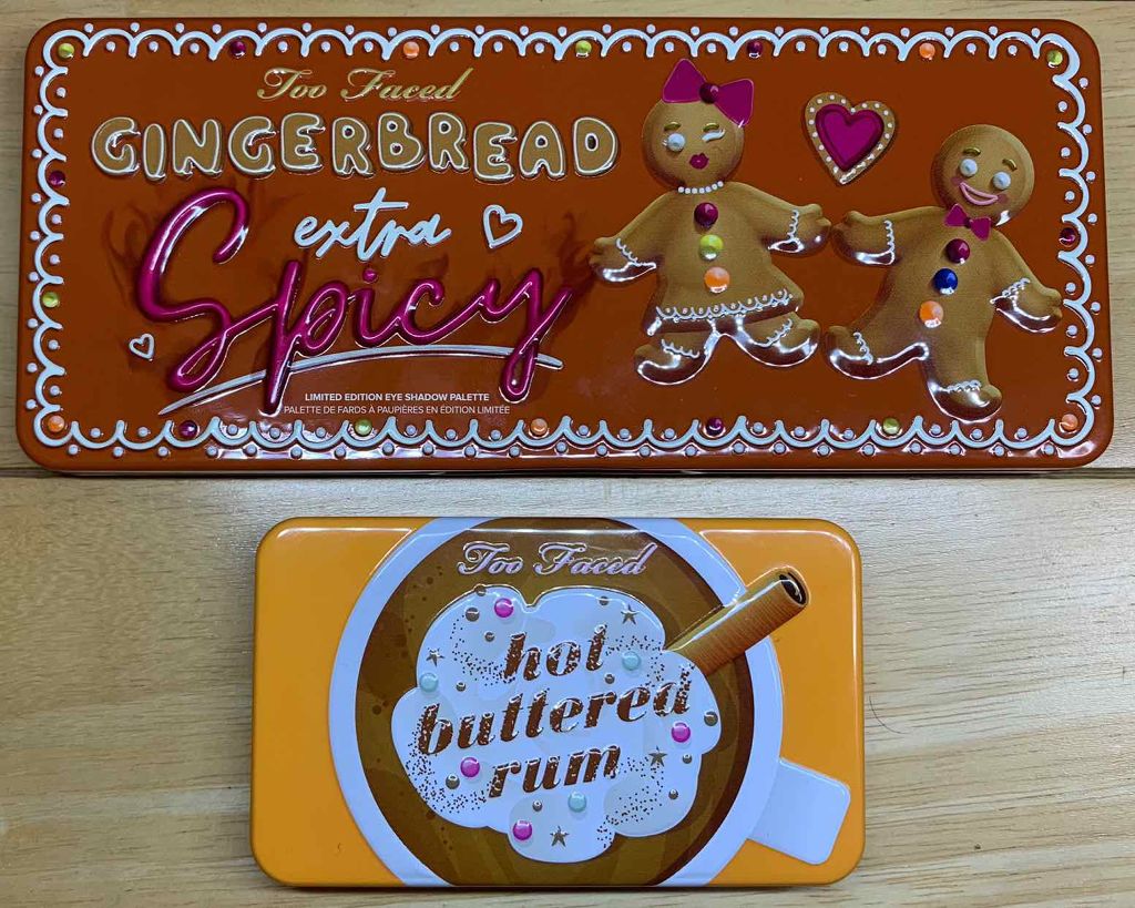 ホット バタード ラム ミニ アイシャドウ パレット/Too Faced/アイシャドウパレットを使ったクチコミ（1枚目）