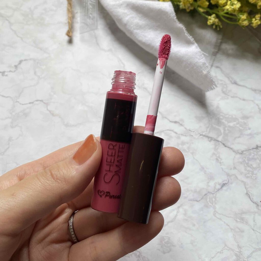 シアーマットティントプランパー/ピュレア/リップティントを使ったクチコミ(3枚目)