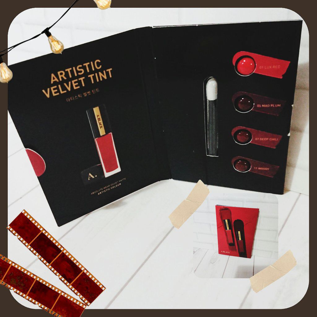 アーティスティックベルベットティント/A.BLACK/リップティントを使ったクチコミ(2枚目)