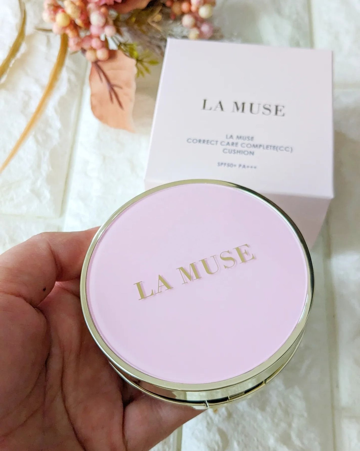 CORRECT CARE COMPLETE CC CUSHION/ラミューズ/クッションファンデーションを使ったクチコミ(2枚目)