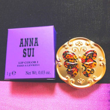 ANNA SUI リップカラー Iのクチコミ「ANNA SUI
リップカラーI 800 限定品

めちゃくちゃ少量しか入っていないけど、黄色.....」（2枚目）