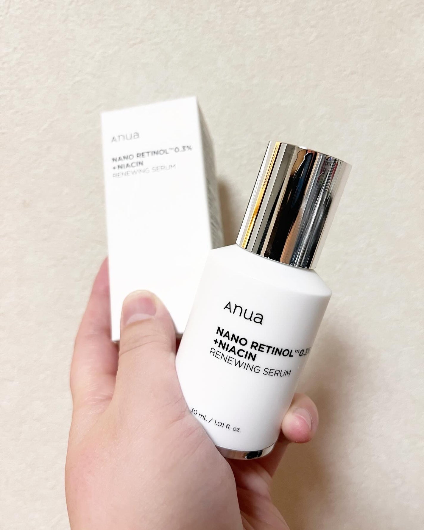 レチノール0.3 ナイアシンリニューイングセラム/Anua/美容液を使ったクチコミ(1枚目)