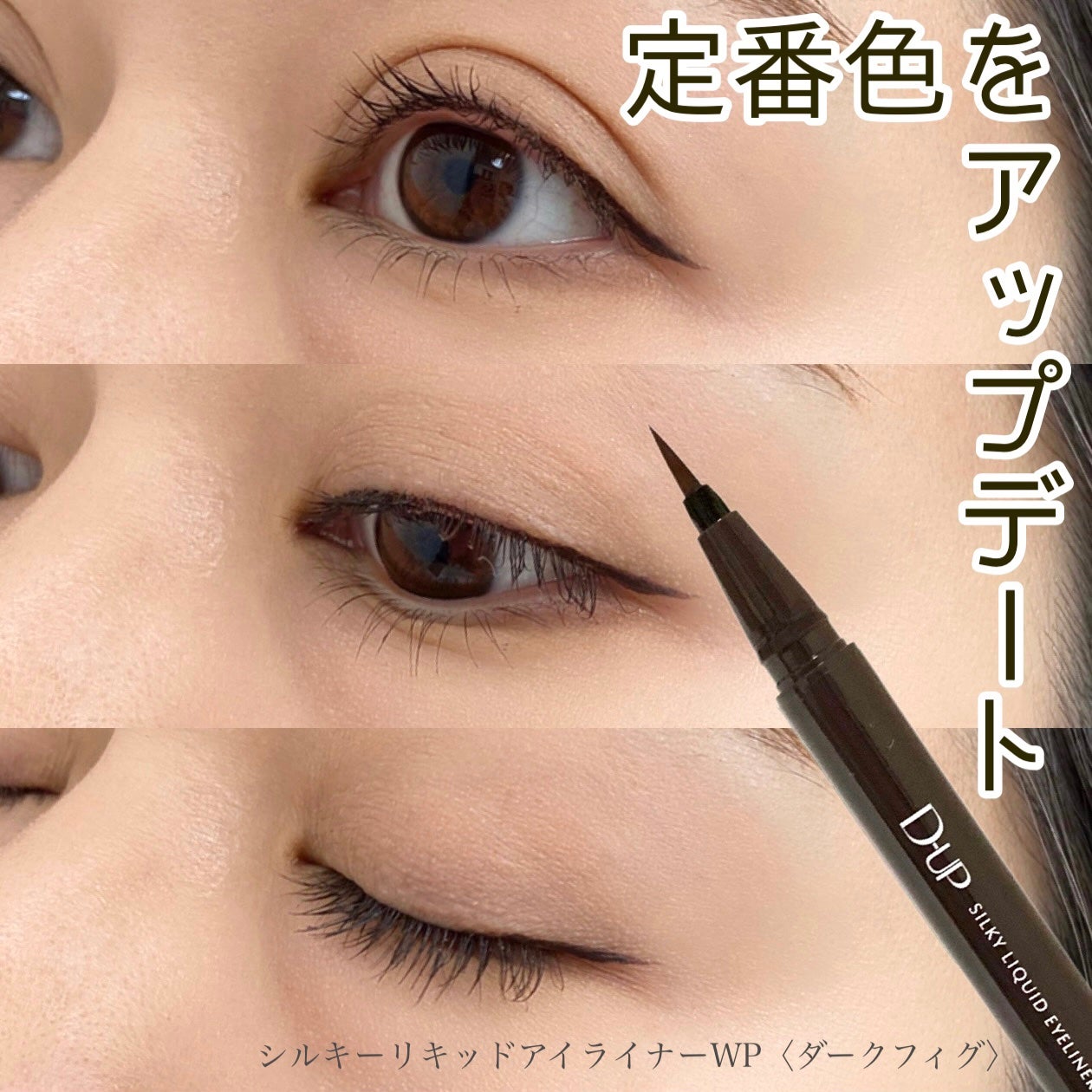 シルキーリキッドアイライナーWP/D-UP/リキッドアイライナーを使ったクチコミ(1枚目)