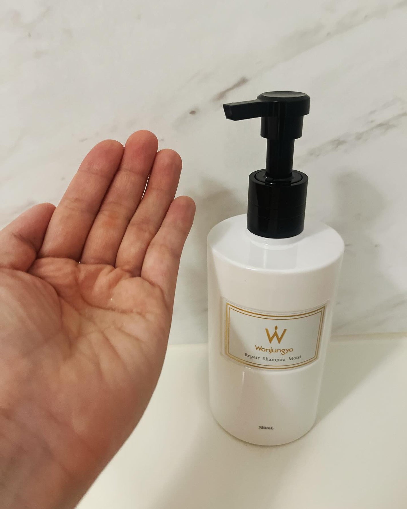 ウォンジョンヨ リペアシャンプー モイスト/リペアトリートメント モイスト/Wonjungyo/市販シャンプーを使ったクチコミ(3枚目)